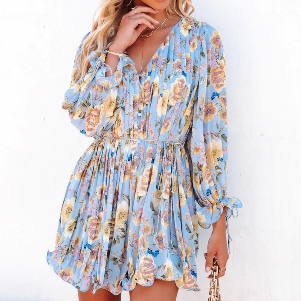 FIORELLAS JARDINE PLEATED ROMPER